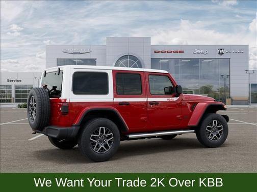 Firecracker Red Clearcoat 2026 Jeep Wrangler Sahara