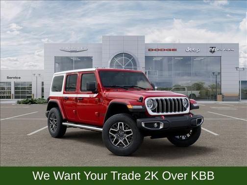 Firecracker Red Clearcoat 2026 Jeep Wrangler Sahara
