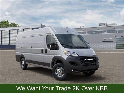 Bright Silver Clearcoat Metallic 2026 RAM ProMaster 3500 High Roof