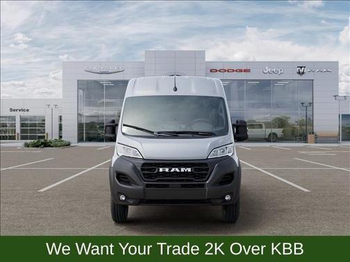 Bright Silver Clearcoat Metallic 2026 RAM ProMaster 3500 High Roof