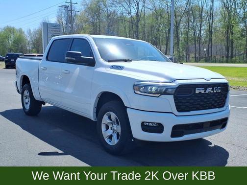 Bright White Clearcoat 2025 RAM 1500 Big Horn/Lone Star