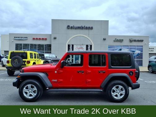 Firecracker Red Clearcoat 2021 Jeep Wrangler Unlimited Sport