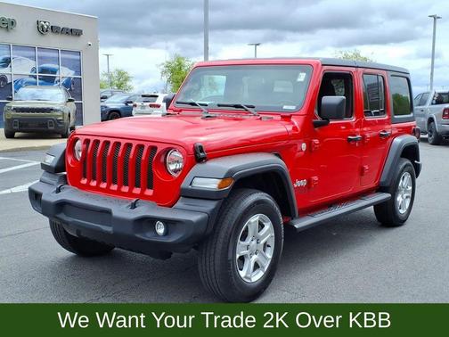 Firecracker Red Clearcoat 2021 Jeep Wrangler Unlimited Sport