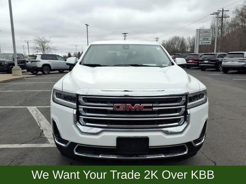 Summit White 2023 GMC Acadia SLE