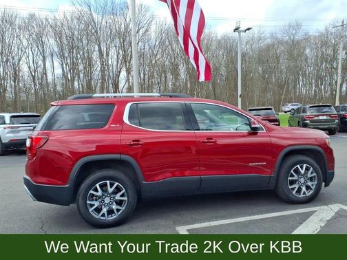 Volcanic Red 2023 GMC Acadia SLT