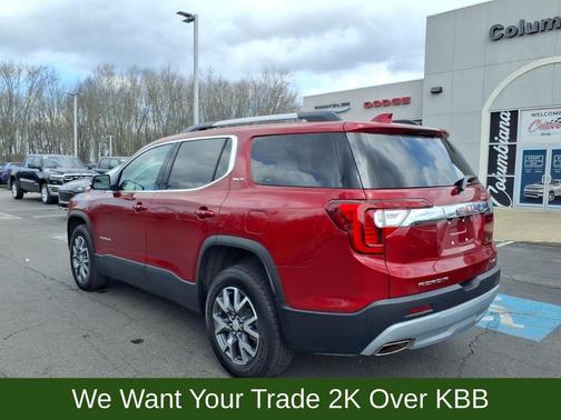 Volcanic Red 2023 GMC Acadia SLT