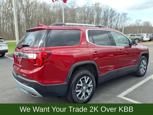 Volcanic Red 2023 GMC Acadia SLT