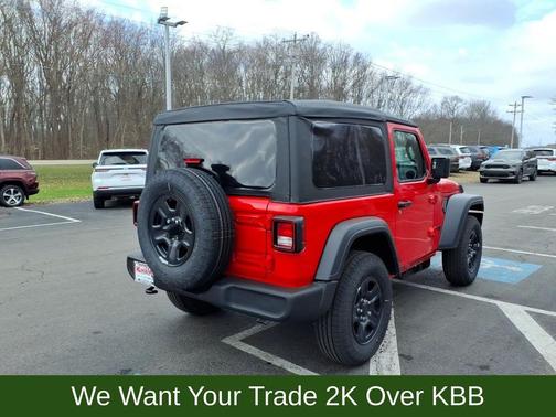 Firecracker Red Clearcoat 2026 Jeep Wrangler Sport