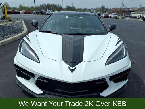 Arctic White 2026 Chevrolet Corvette Stingray w/2LT