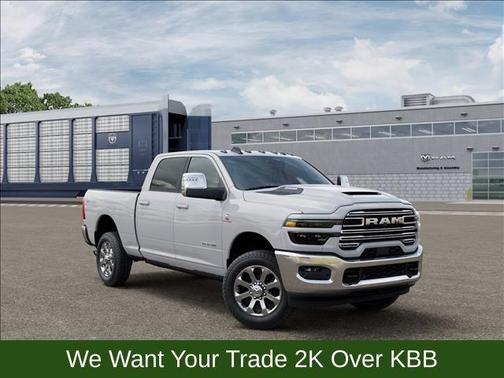 Bright White Clearcoat 2025 RAM 2500 Laramie