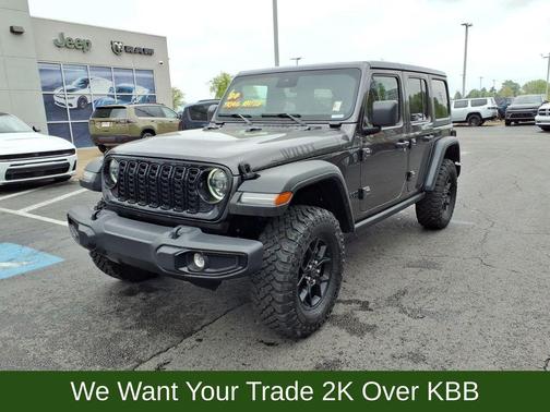 Granite Crystal Clearcoat Metallic 2024 Jeep Wrangler Sport