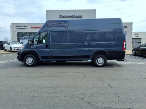 Blue 2024 RAM ProMaster 3500 Delivery Van BEV Super High Roof