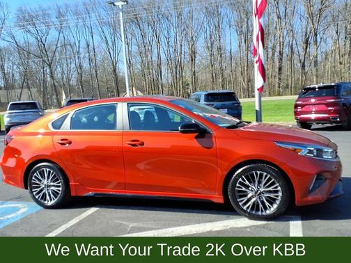 Fire Orange 2022 Kia Forte GT-Line