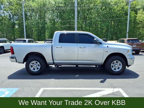Bright Silver Clearcoat Metallic 2016 RAM 1500 Big Horn