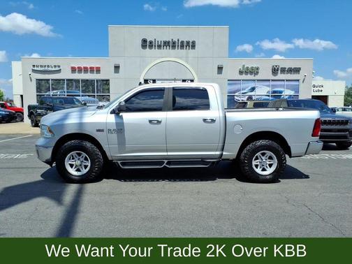 Bright Silver Clearcoat Metallic 2016 RAM 1500 Big Horn