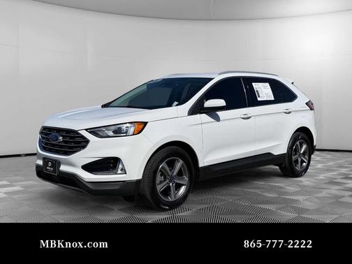 Oxford White 2021 Ford Edge SEL