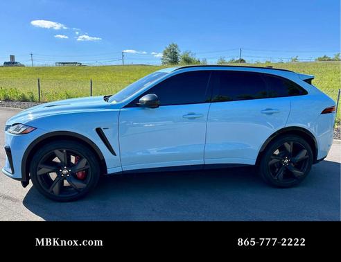 Chalk Blue 2026 Jaguar F-PACE SVR 575 Edition