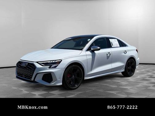 Glacier White Metallic 2024 Audi S3 2.0T quattro Premium