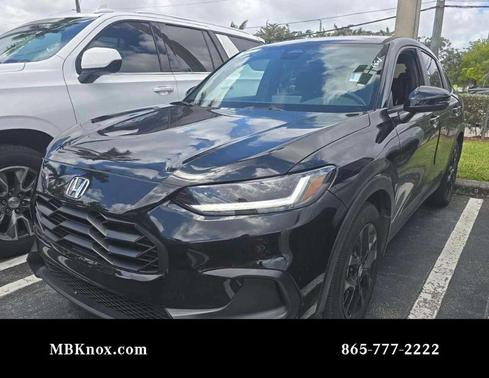 Crystal Black Pearl 2024 Honda HR-V Sport