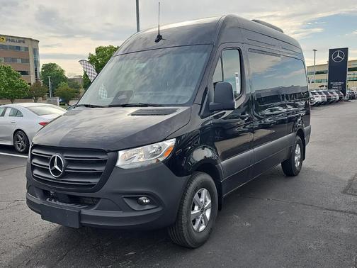 Jet Black 2025 Mercedes-Benz Sprinter 2500 144 WB Standard Roof Passenger