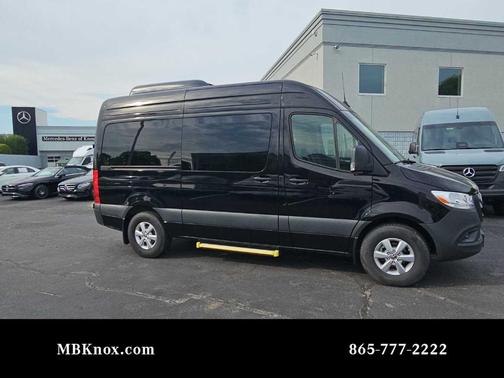 Jet Black 2025 Mercedes-Benz Sprinter 2500 144 WB Standard Roof Passenger