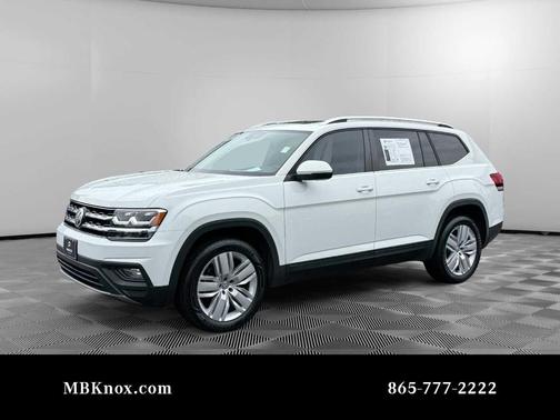 Pure White 2019 Volkswagen Atlas 3.6L SE w/Technology