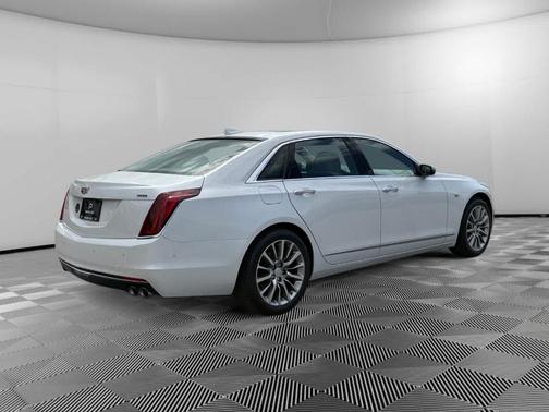 Crystal White Tri-Coat 2018 Cadillac CT6 3.6L Luxury