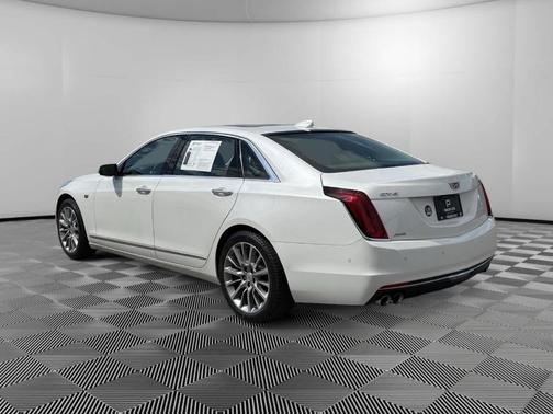 Crystal White Tri-Coat 2018 Cadillac CT6 3.6L Luxury