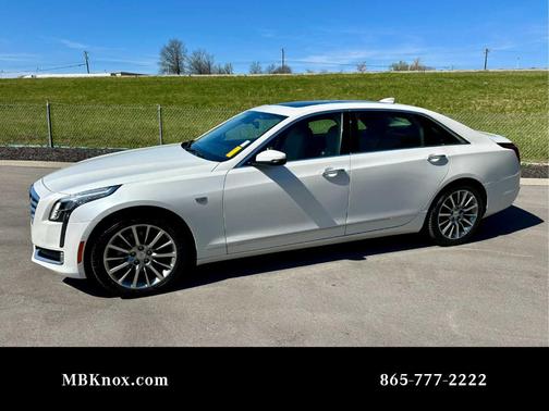 Crystal White Tri-Coat 2018 Cadillac CT6 3.6L Luxury