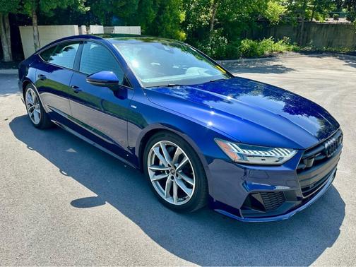 Navarra Blue Metallic 2021 Audi A7 55 Premium