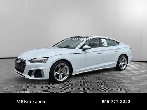 Glacier White Metallic 2022 Audi A5 45 S line Premium