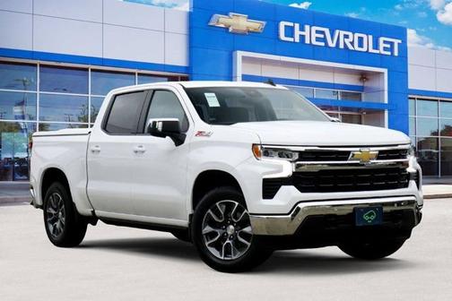 Summit White 2025 Chevrolet Silverado 1500 LT