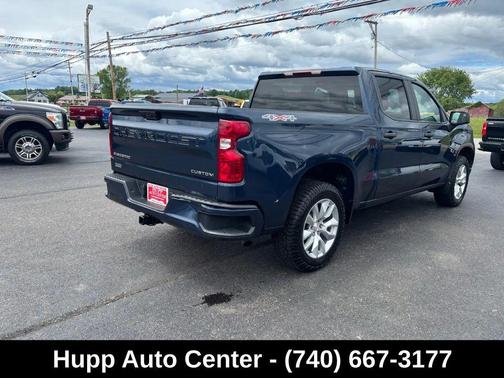 Northsky Blue Metallic 2022 Chevrolet Silverado 1500 Custom