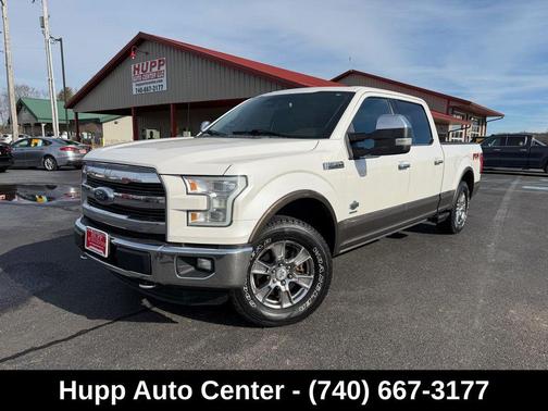 White 2015 Ford F-150 Lariat