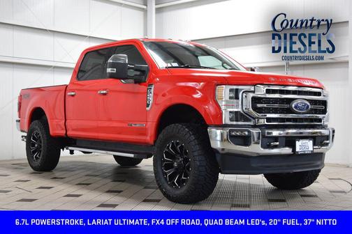 Race Red 2021 Ford F-250 Lariat