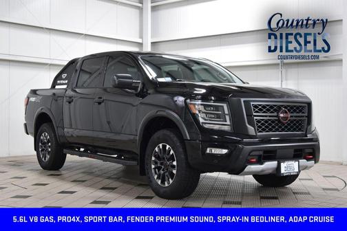 Super Black 2024 Nissan Titan PRO-4X