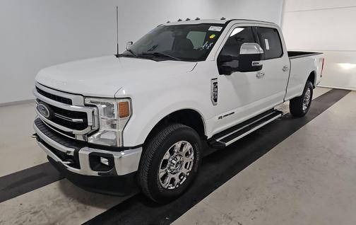Star White Metallic Tri-Coat 2022 Ford F-350 Lariat