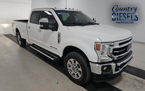 Star White Metallic Tri-Coat 2022 Ford F-350 Lariat
