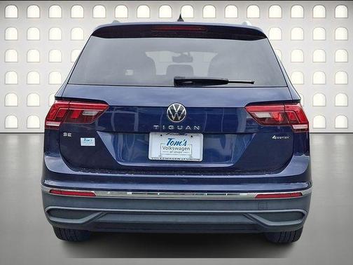 Atlantic Blue 2022 Volkswagen Tiguan 2.0T SE