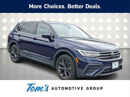 Atlantic Blue 2022 Volkswagen Tiguan 2.0T SE
