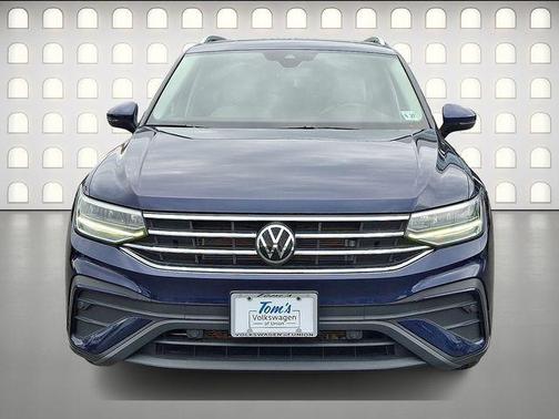 Atlantic Blue 2022 Volkswagen Tiguan 2.0T SE