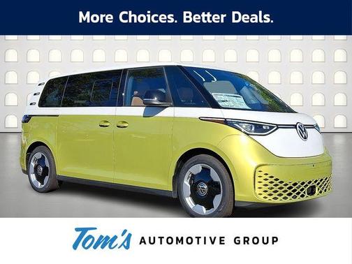 Pomelo Yellow Metallic - Candy White 2025 Volkswagen ID. Buzz Pro S Plus