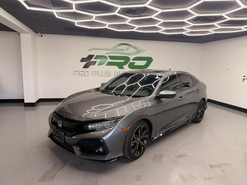 Gray 2018 Honda Civic Sport Touring