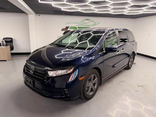 Obsidian Blue Pearl 2021 Honda Odyssey EX