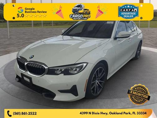 Alpine White 2019 BMW 330 330i Sedan 4D