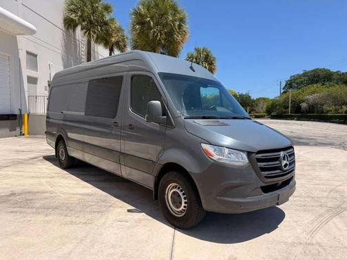 Gray 2022 Mercedes-Benz Sprinter 2500 High Roof w/170 WB Van 3D