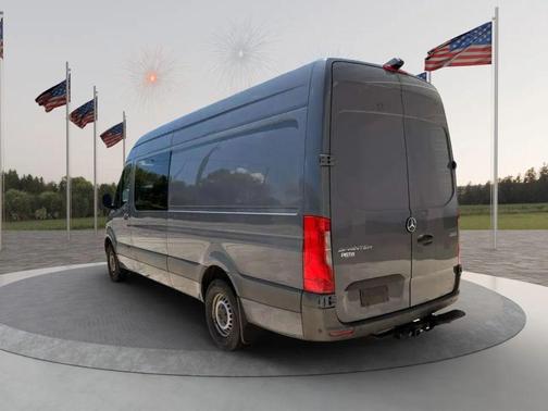 Gray 2022 Mercedes-Benz Sprinter 2500 High Roof w/170  WB Van 3D