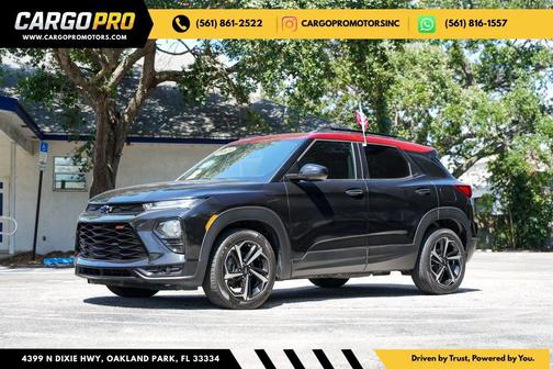 Mosaic Black Metallic 2021 Chevrolet Trailblazer RS