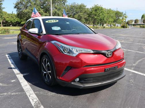 Red 2018 Toyota C-HR XLE Premium