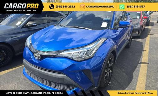 Blue 2020 Toyota C-HR XLE